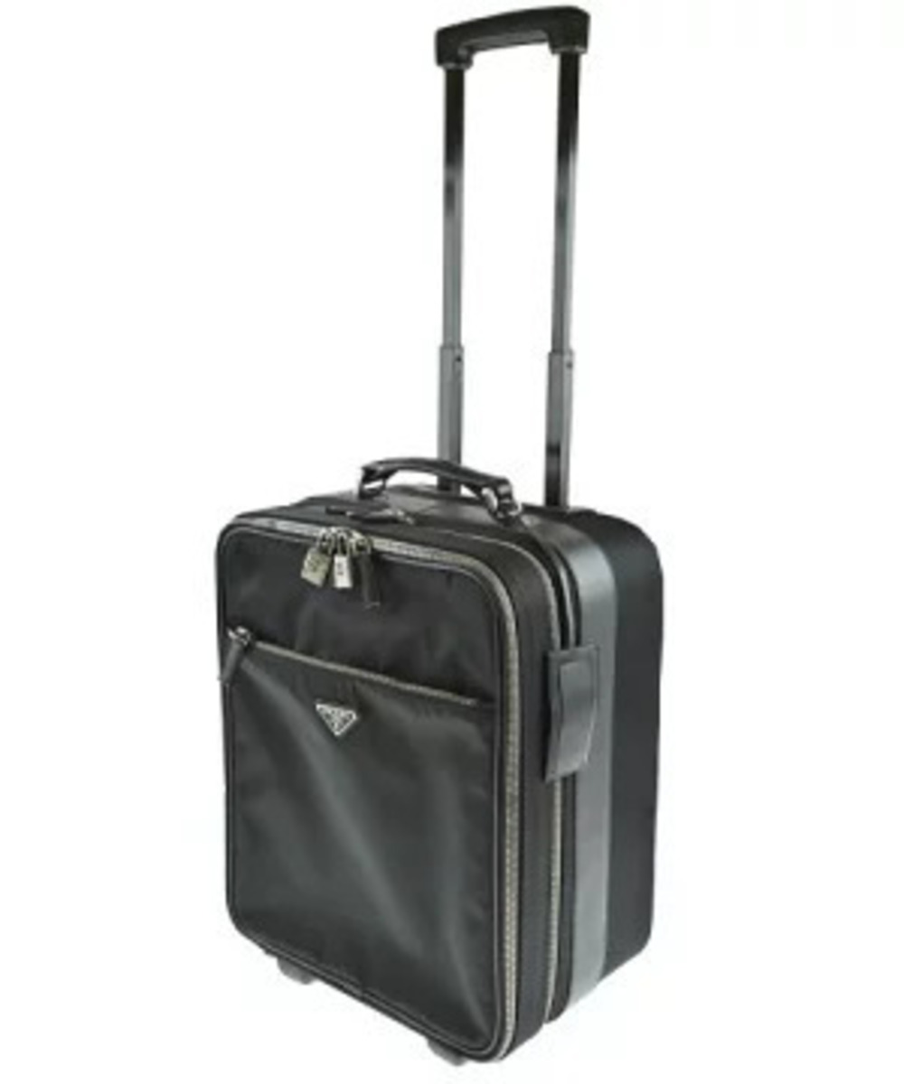 Prada Carry on Suitcase Black